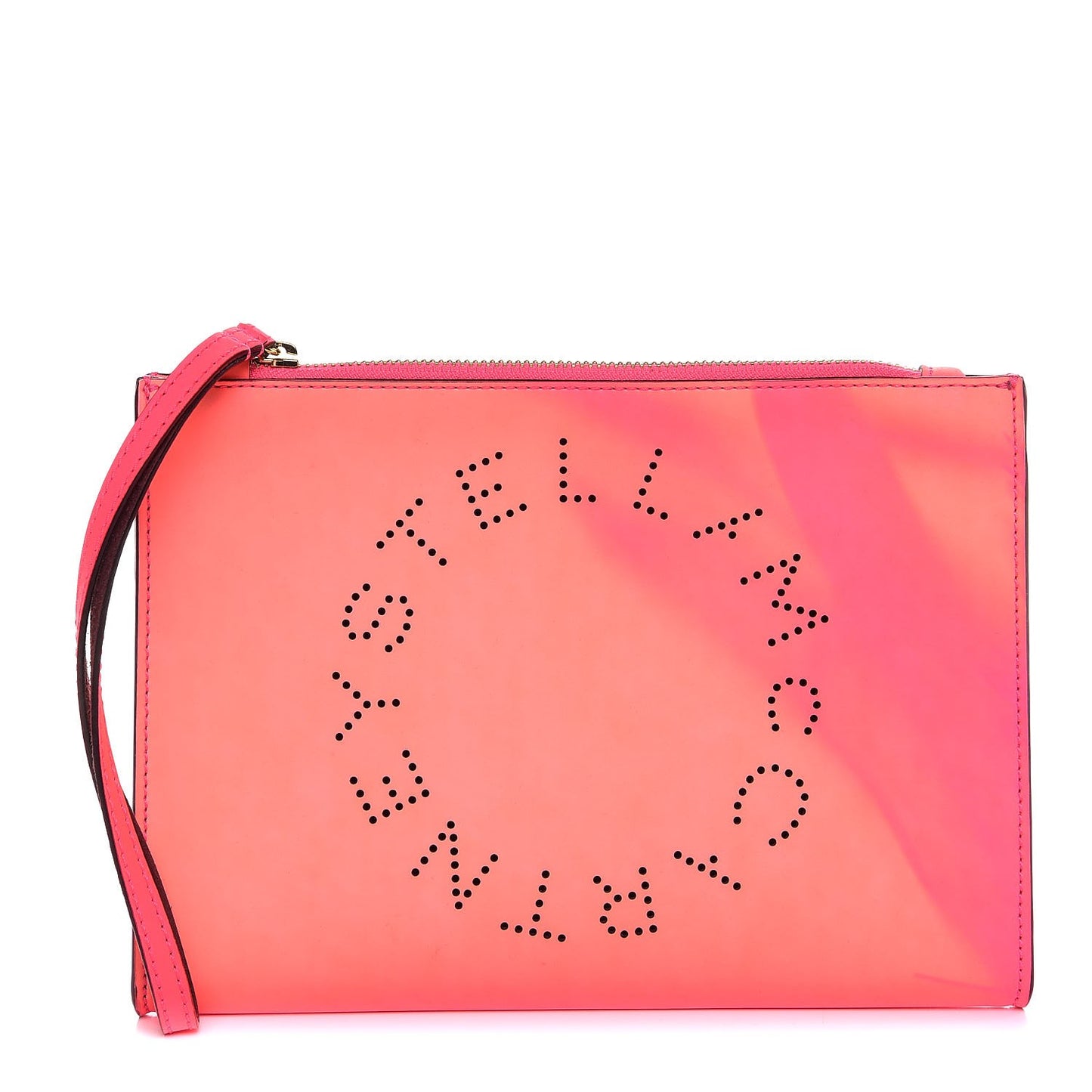 Alter Nappa Logo Pouch Neon Pink