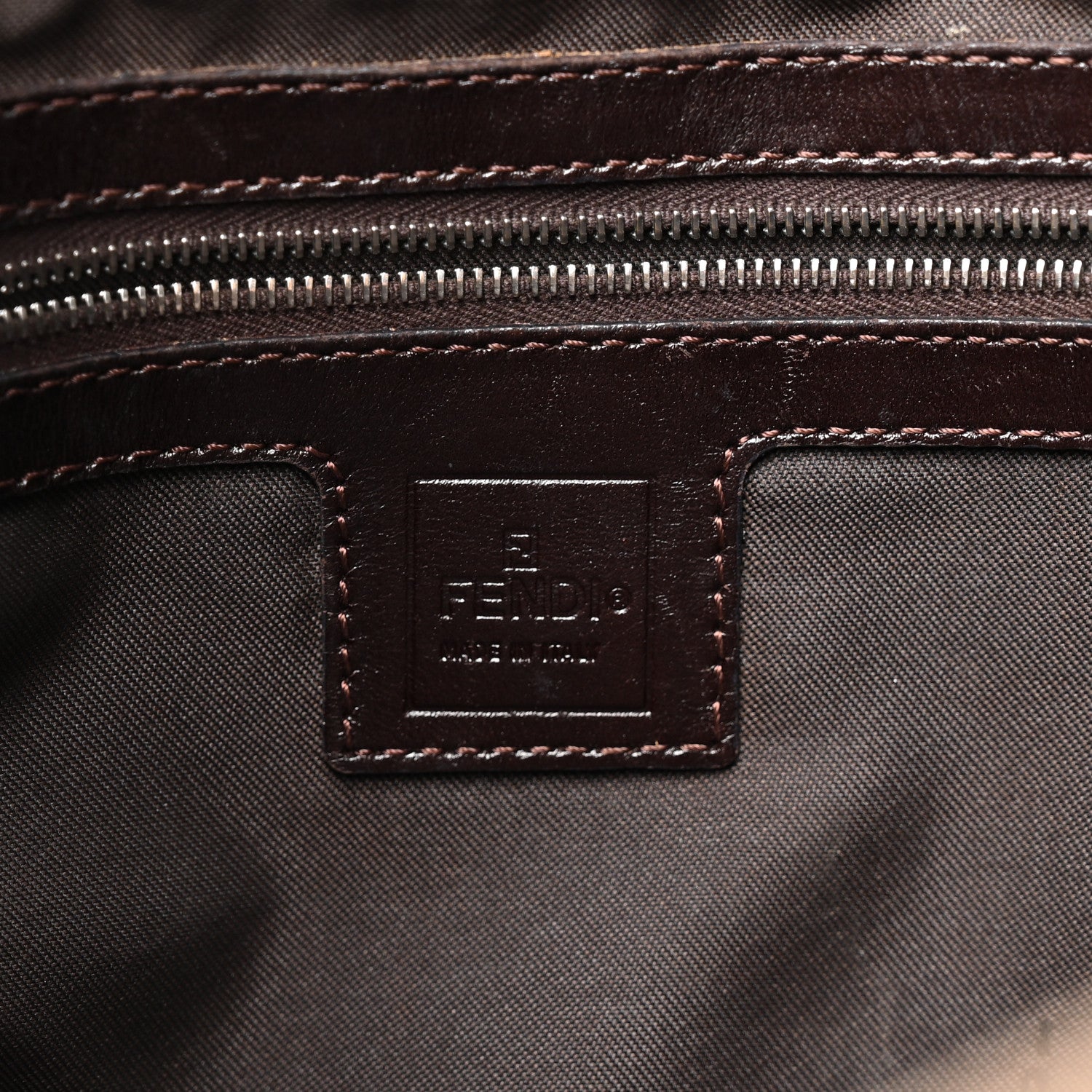 Fendi Zucca Shoulder Bag Tobacco 6 of 11