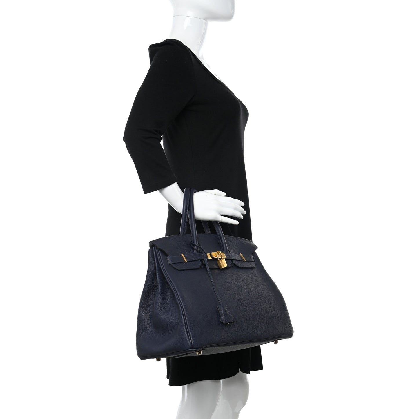 Togo Birkin 35 Bleu Nuit
