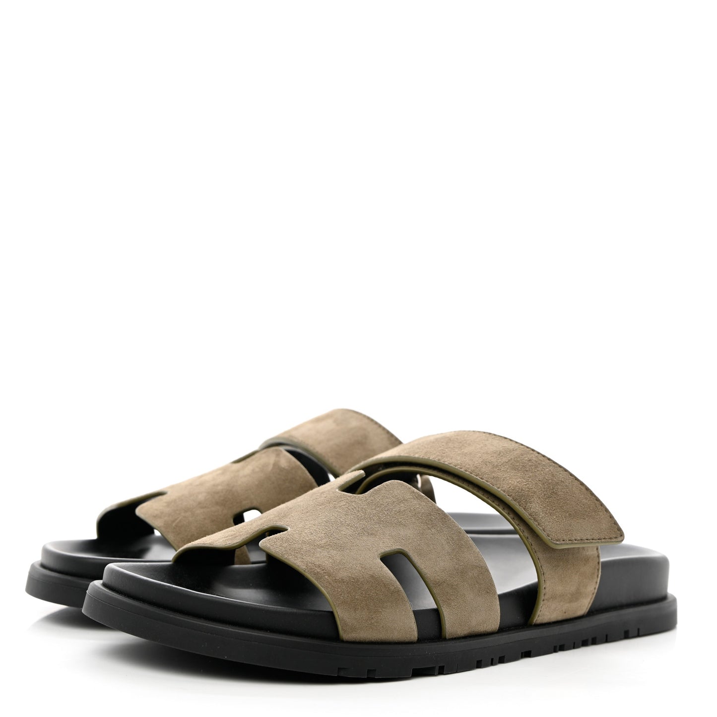 Suede Goatskin Mens Chypre Sandals 39 Vert Toundra