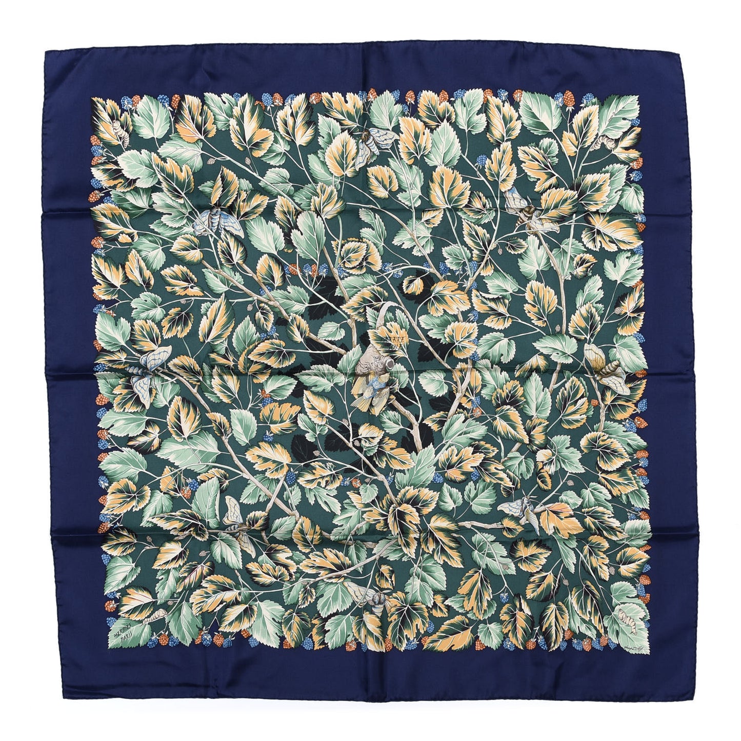 Silk L'Arbre de Soie Scarf 90
