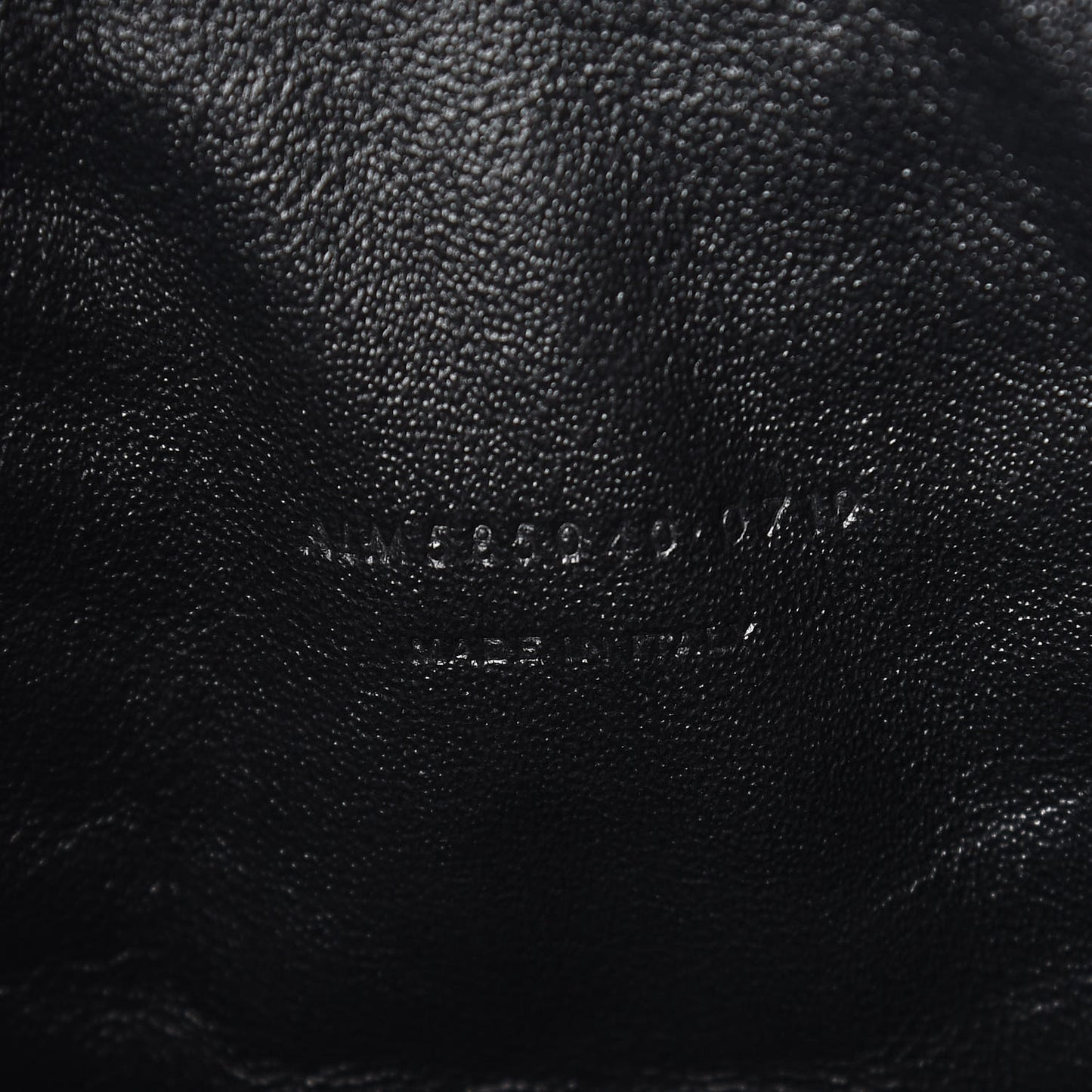 Grain De Poudre Matelasse Monogram Mini Lou Camera Bag Black