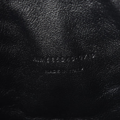 Saint Laurent Grain De Poudre Matelasse Monogram Mini Lou Camera Bag Black 7 of 11