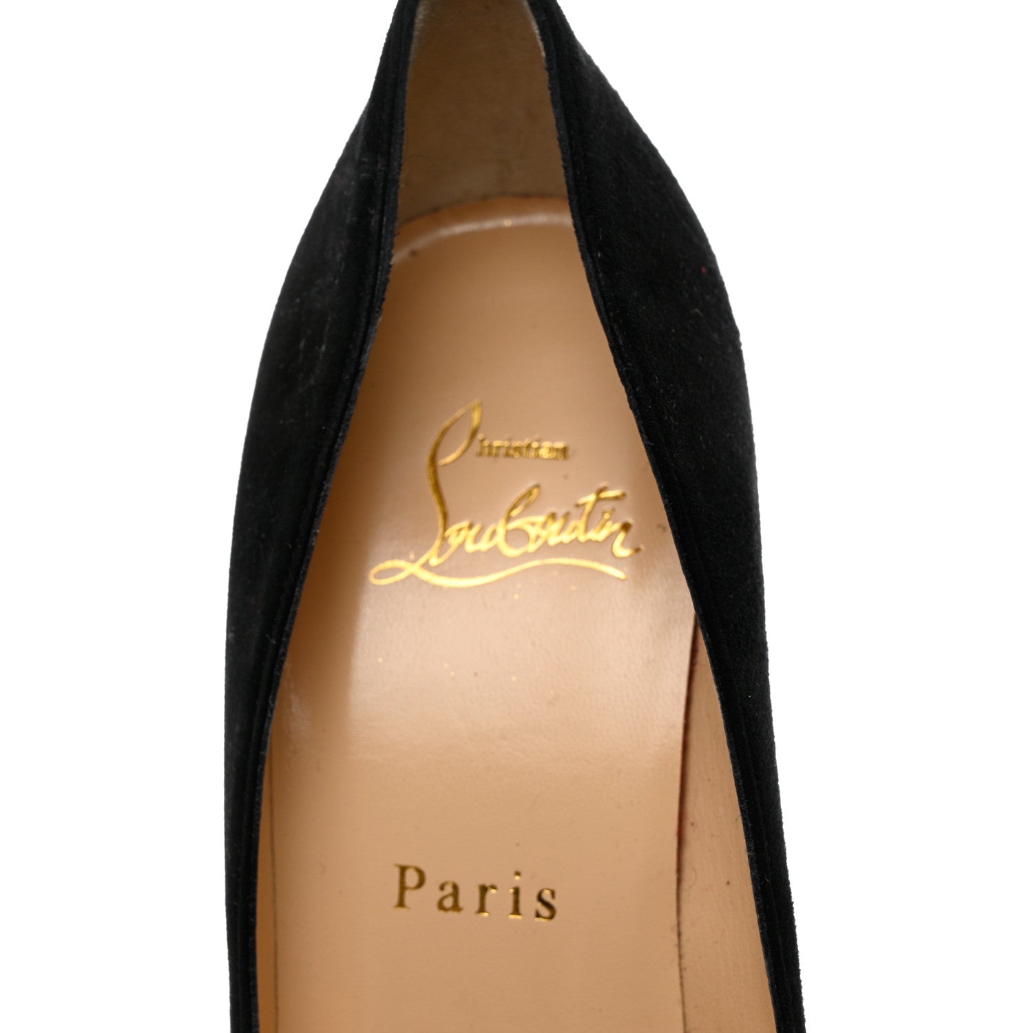 Christian Louboutin Veau Velours Pigalle Follies 100 Pumps 37 Black 6 of 12