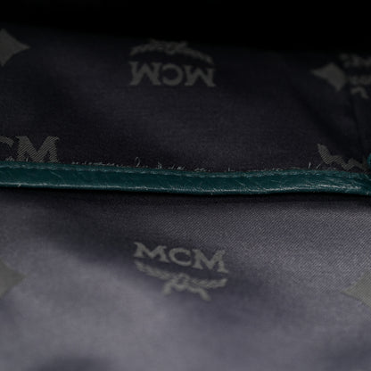 MCM Visetos Studded Medium Stark M Backpack Blue 13 of 17