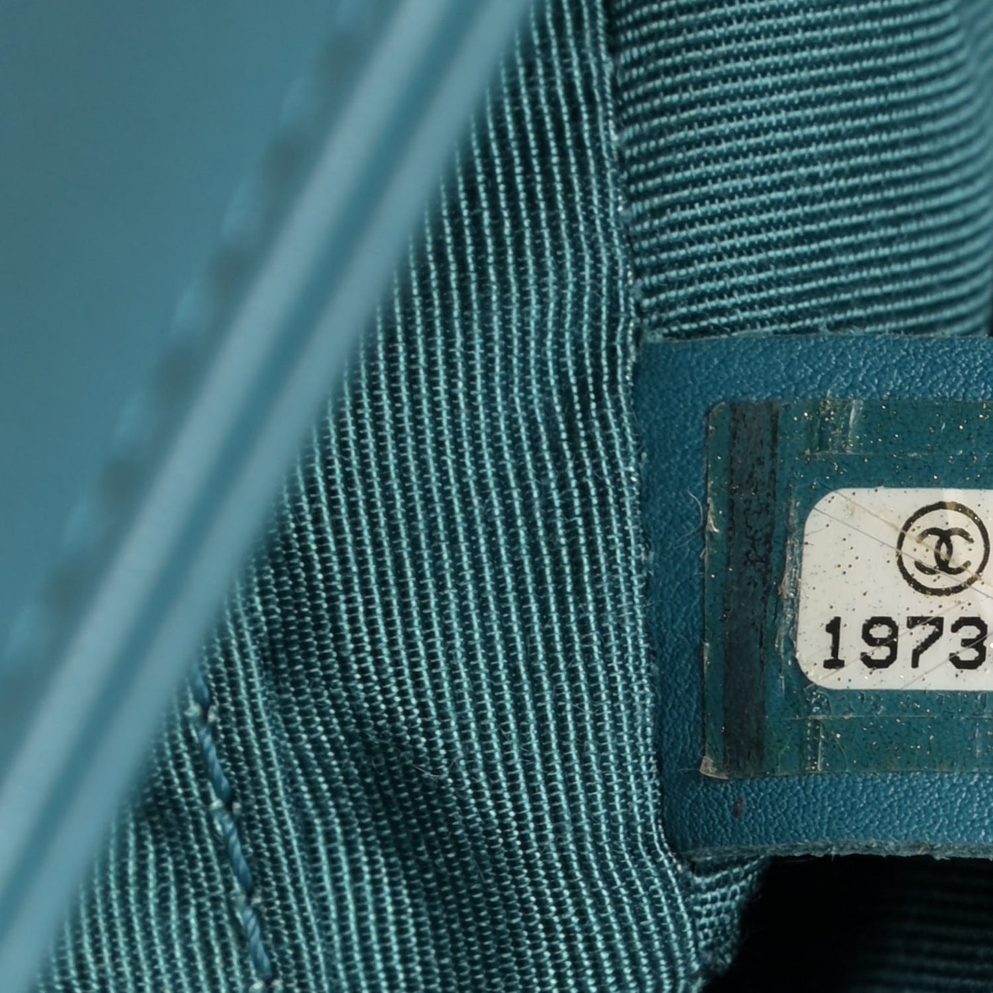 Lambskin Quilted New Medium Boy Flap Turquoise