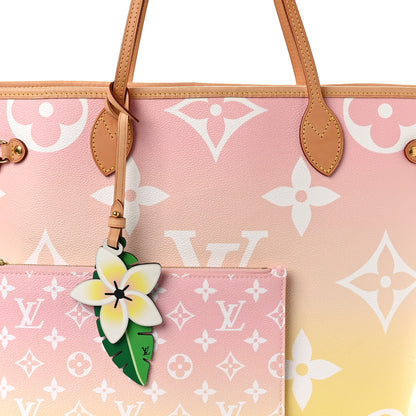Louis Vuitton LOUIS VUITTON Monogram Giant By The Pool Neverfull MM Light Pink 9 of 13