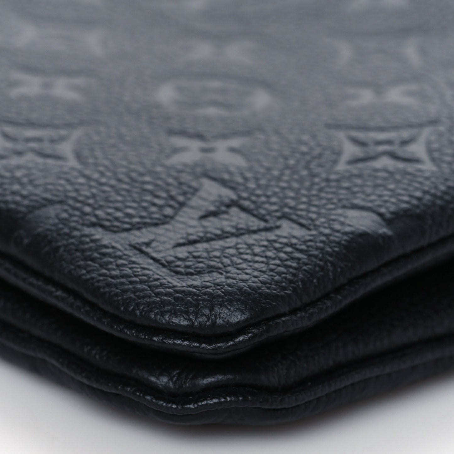 Empreinte Double Zip Pochette Black