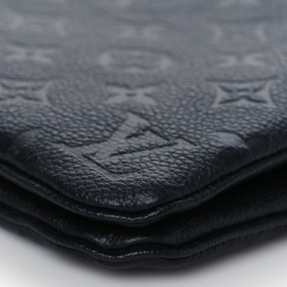 Louis Vuitton Empreinte Double Zip Pochette Black 10 of 10