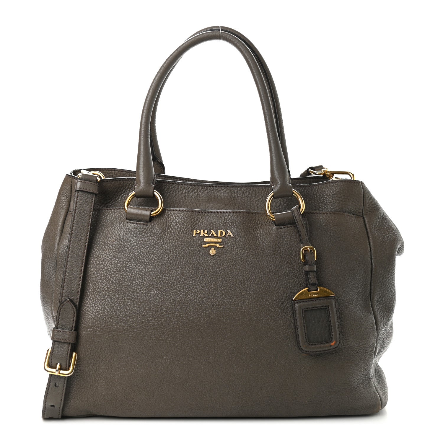Prada Vitello Daino Tote Argilla 1 of 19