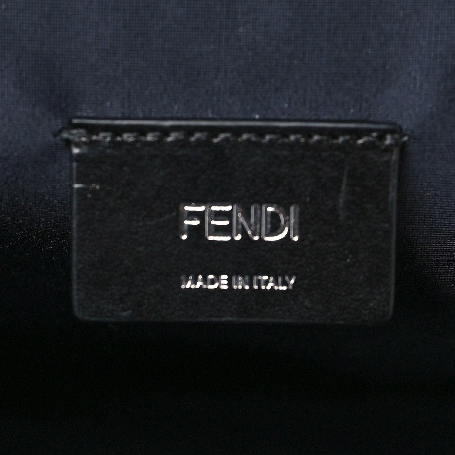 Fendi X SARAH COLEMAN Fabric Jacquard Vitello Grace Light Woven Lanyard FF Vertigo Pouch Pocket Backpack Tobacco Moro Black 6 of 10