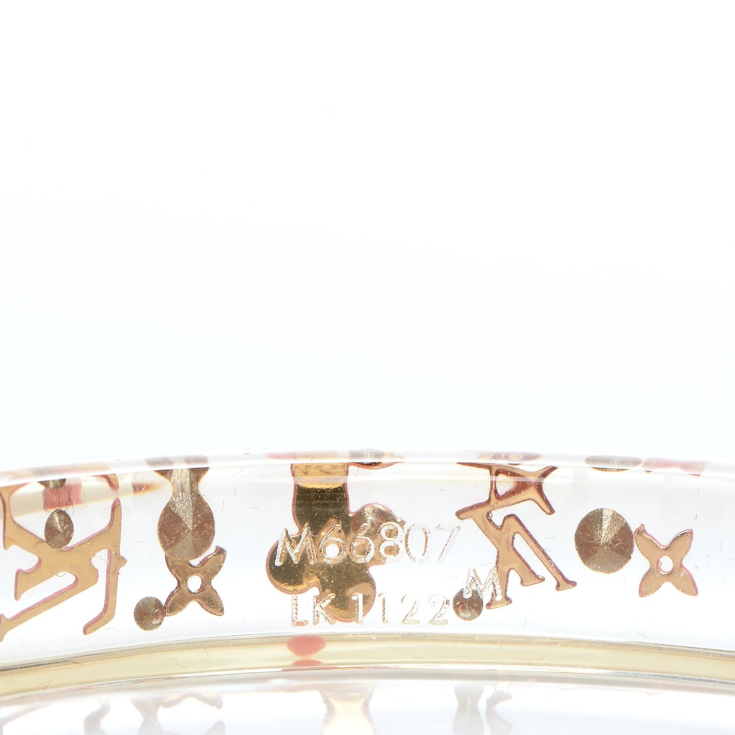 Resin Swarovski Medium Inclusion Bracelet PM Tangerine