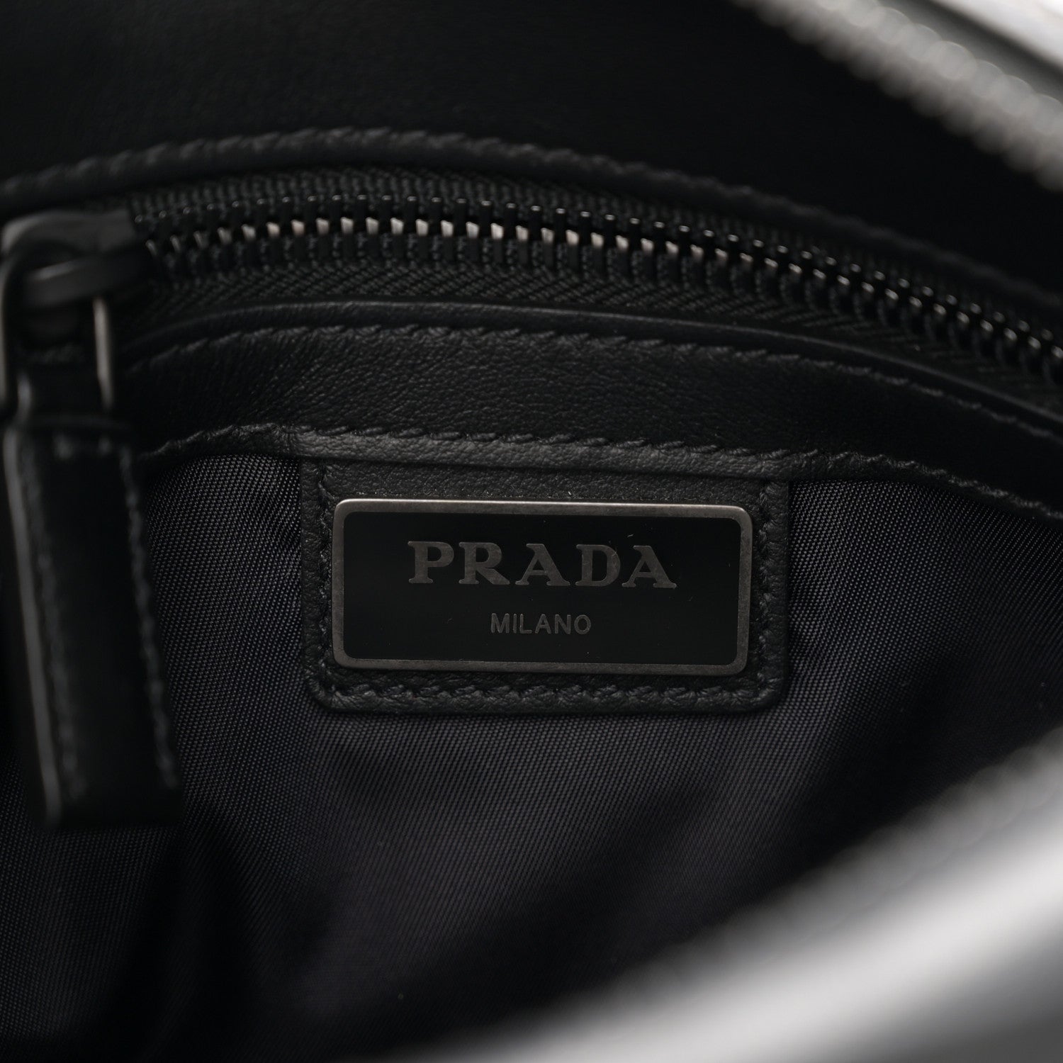 Prada Grace Lux Montagna Messenger Bag Black 6 of 11