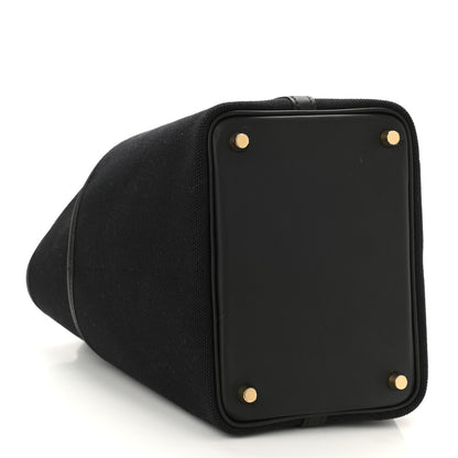 Hermes Toile Goeland Swift Cargo Picotin Lock 18 Black 4 of 9