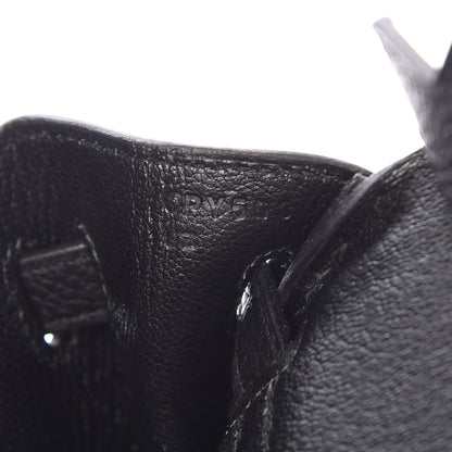 Hermes Togo Birkin 25 Black 9 of 10