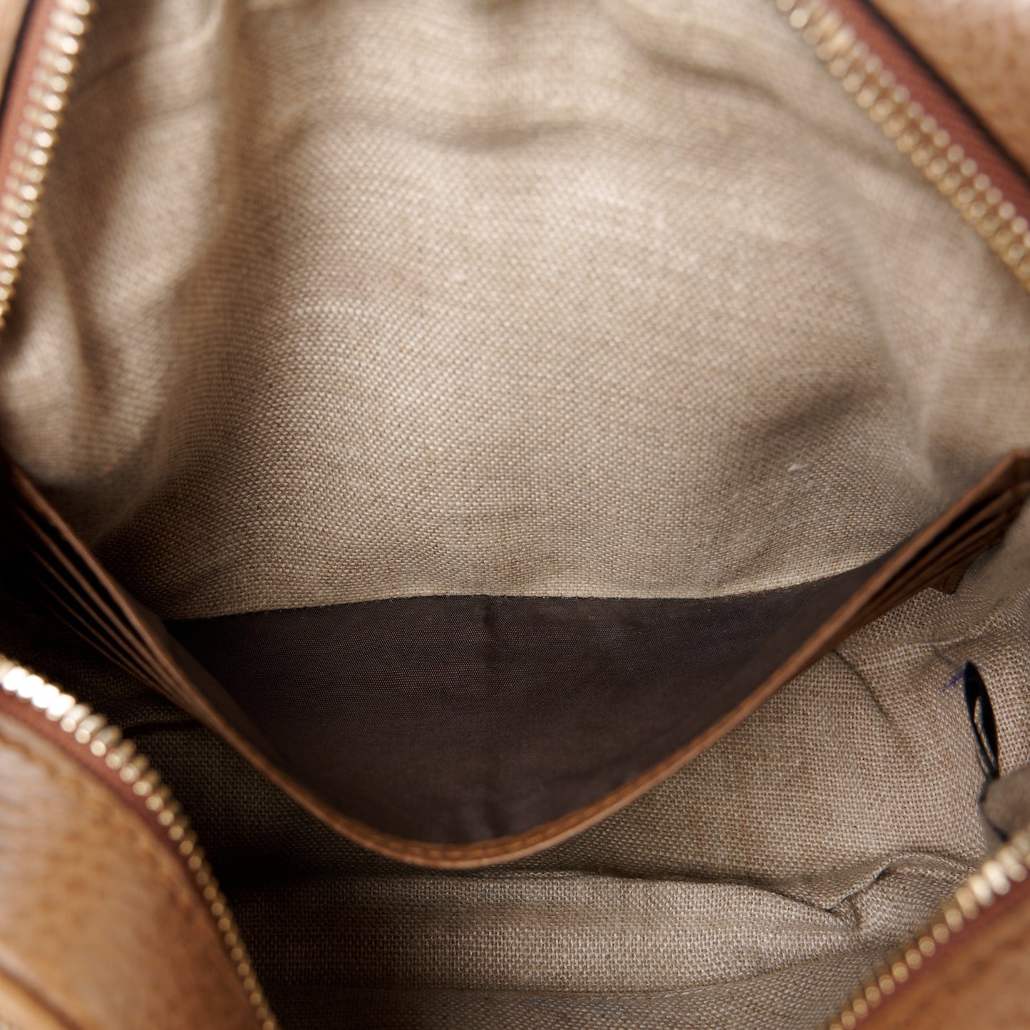 Monogram Mini Bree Messenger Bag Beige Tabacco
