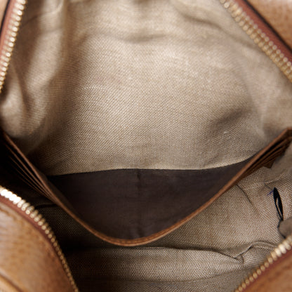 Gucci Monogram Mini Bree Messenger Bag Beige Tabacco 12 of 14