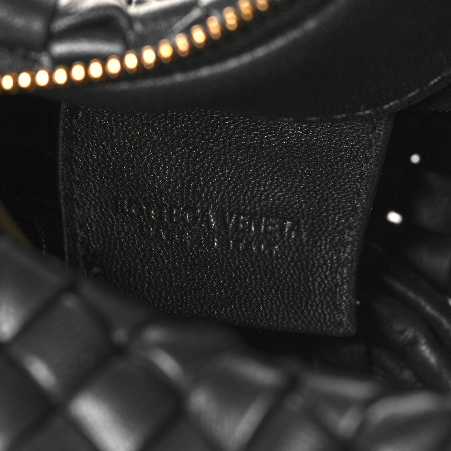 Lambskin Intrecciato Mini Padded Jodie Black