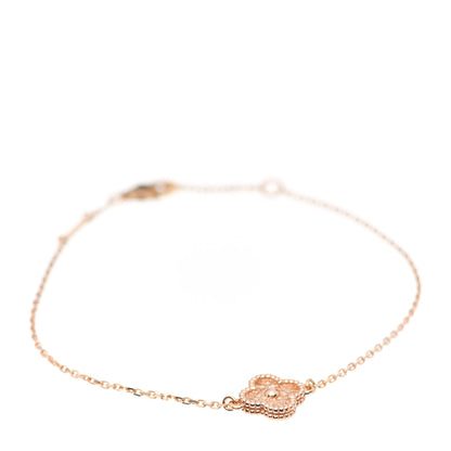 Van Cleef & Arpels 18K Rose Gold Sweet Alhambra Bracelet 1 of 5
