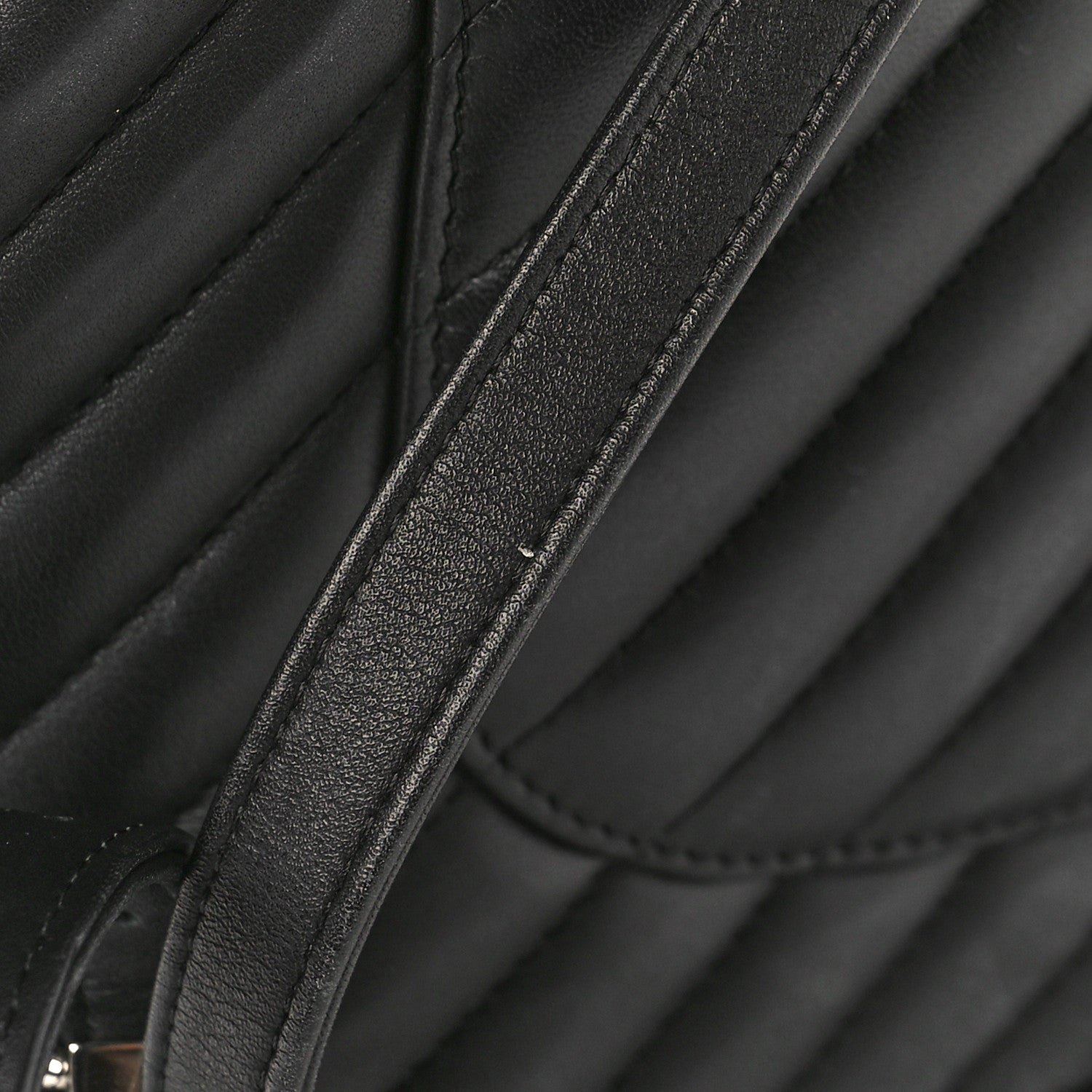 Chanel Calfskin Chevron Quilted Large Urban Spirit Backpack Black 9 of 9