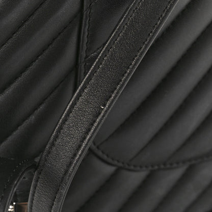 Chanel Calfskin Chevron Quilted Large Urban Spirit Backpack Black 9 of 9