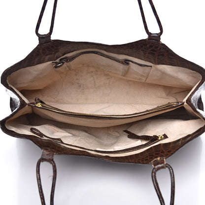 Nancy Gonzalez Crocodile Tote Brown 5 of 18