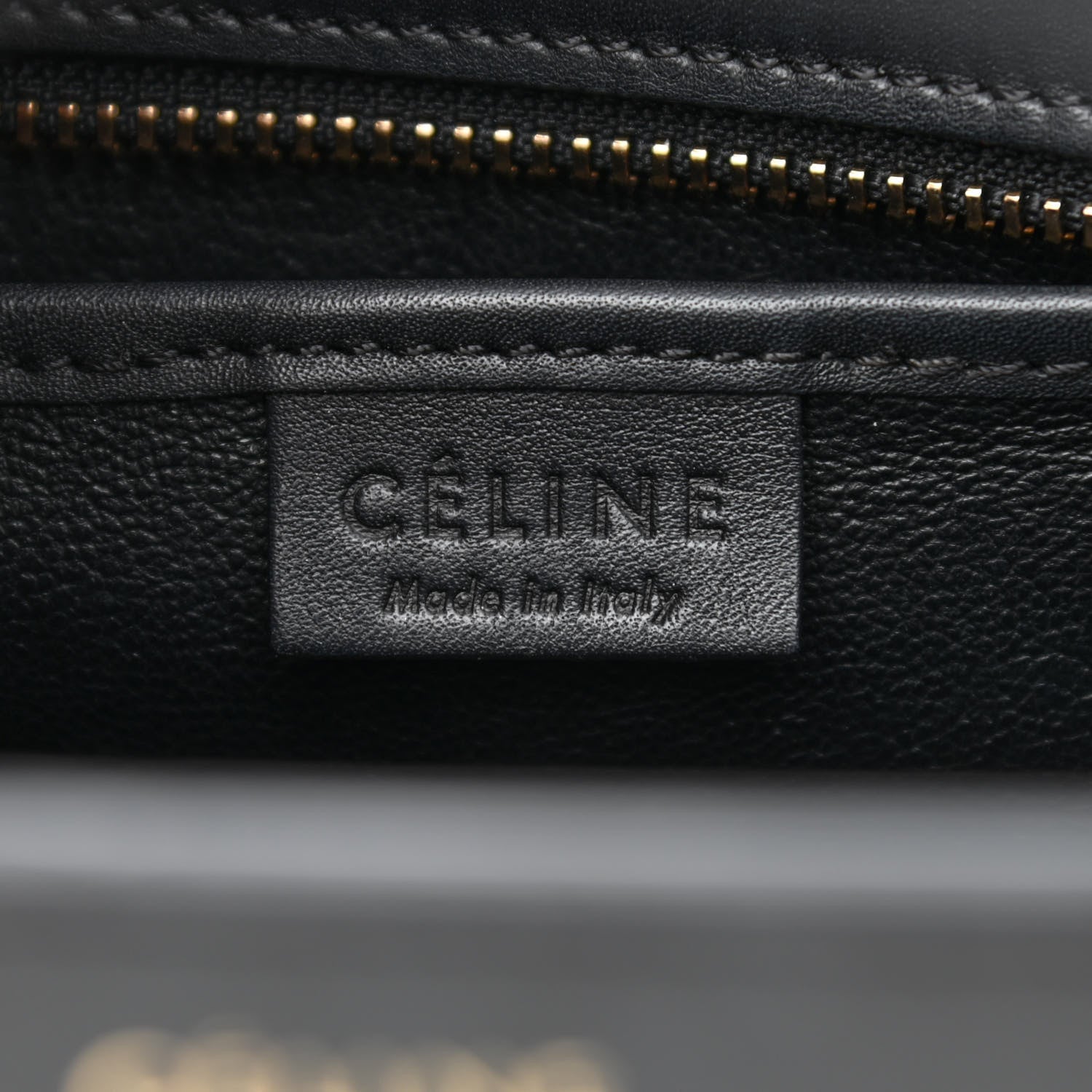 Celine Smooth Calfskin Nano Luggage Black 6 of 12