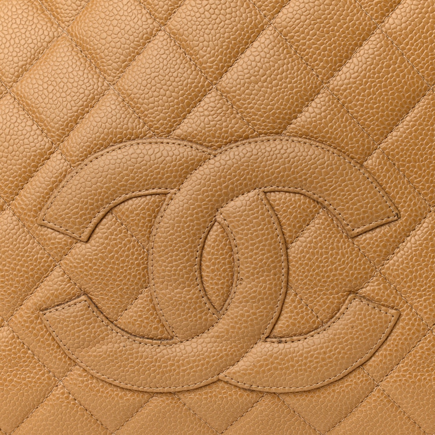 Chanel Caviar Quilted Grand Timeless Tote GTT Beige 10 of 14