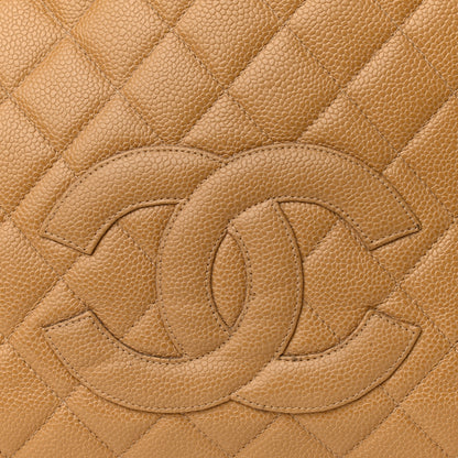Chanel Caviar Quilted Grand Timeless Tote GTT Beige 10 of 14