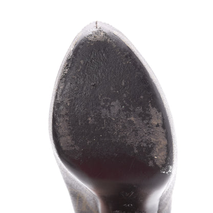 Louis Vuitton Patent Monogram Fetish Vanity Platform Pumps 40 8 of 9