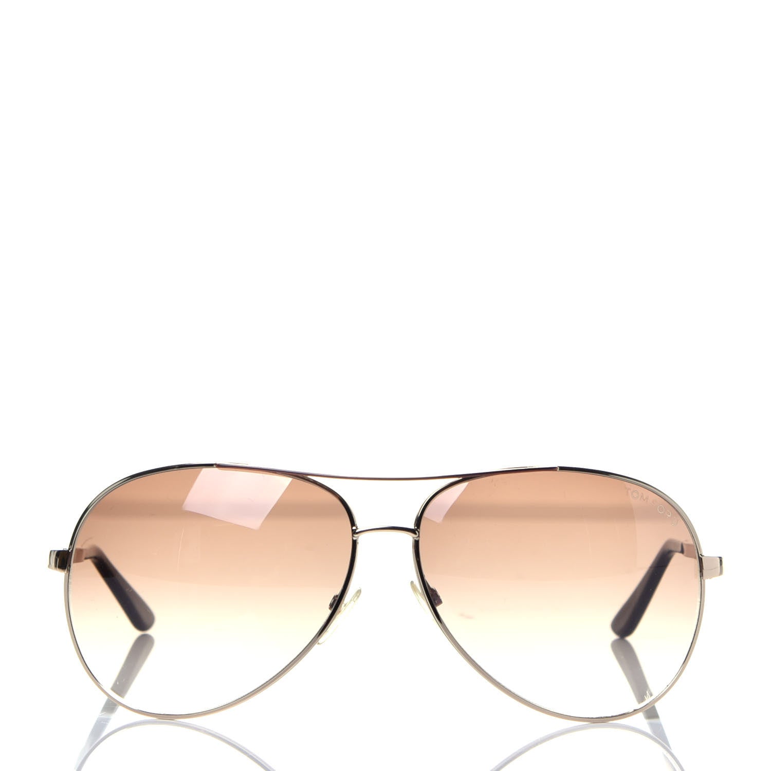 Tom Ford Metal Charles Aviator Sunglasses TF35 Gold 2 of 8