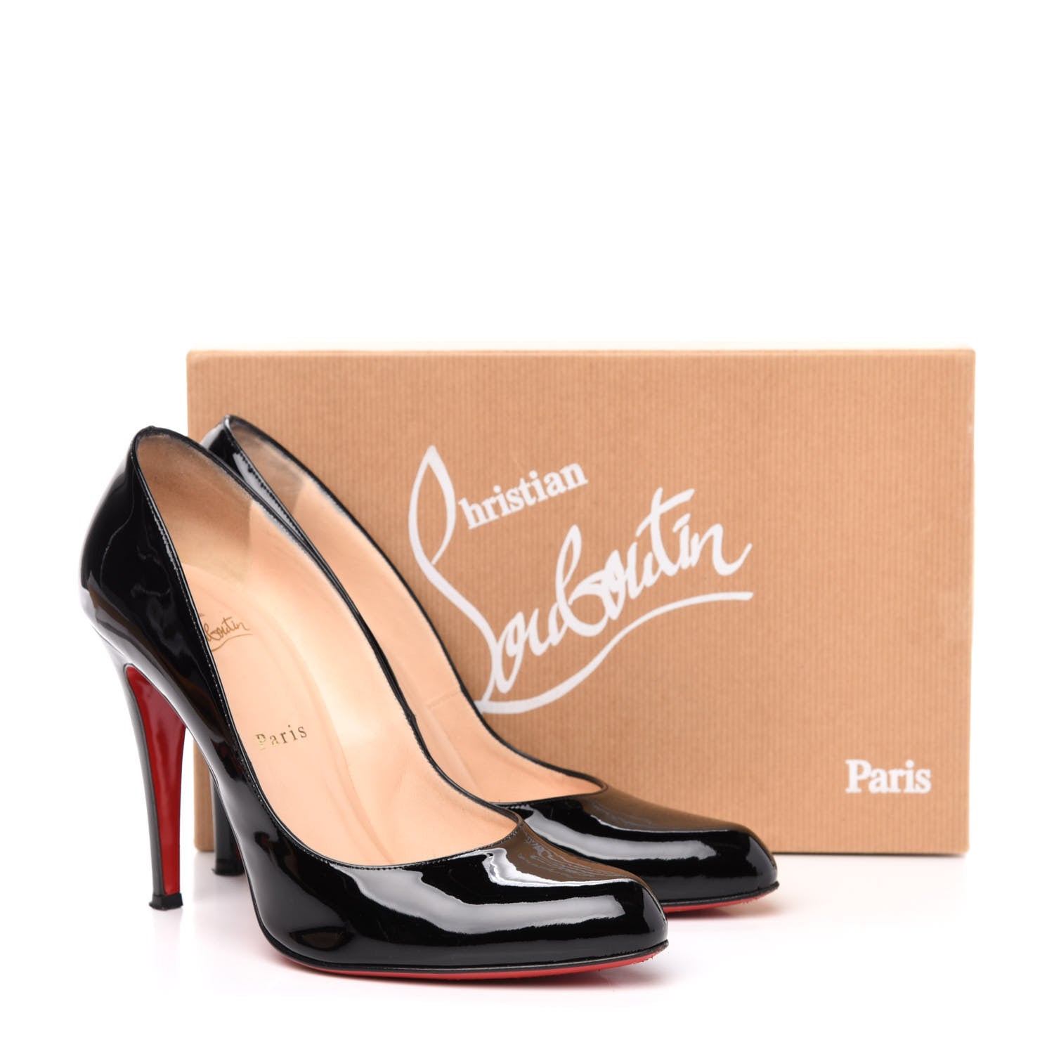 Christian Louboutin Patent Decollete 868 100 Pumps 40 Black 9 of 9