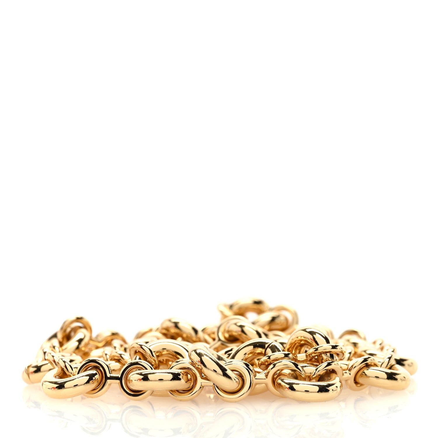 Loewe Brass Donut Chain Shoulder Strap Gold 2 of 4