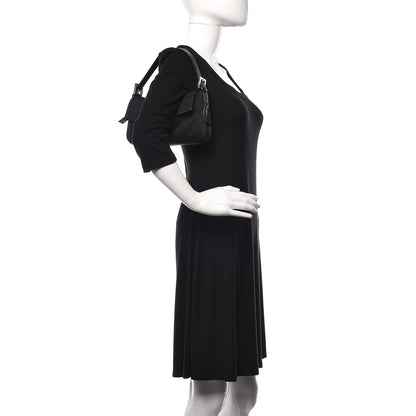 Fendi Nylon Zucca Baguette Black 2 of 12