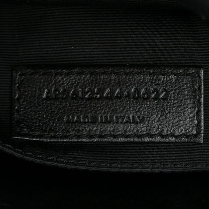 Saint Laurent Calfskin Matelasse Monogram Monochrome Lou Camera Bag Black 7 of 13