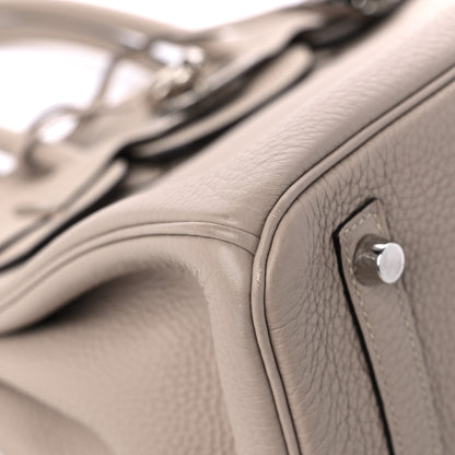 Hermes Togo BIRKIN 30 Gris Tourterelle 8 of 12