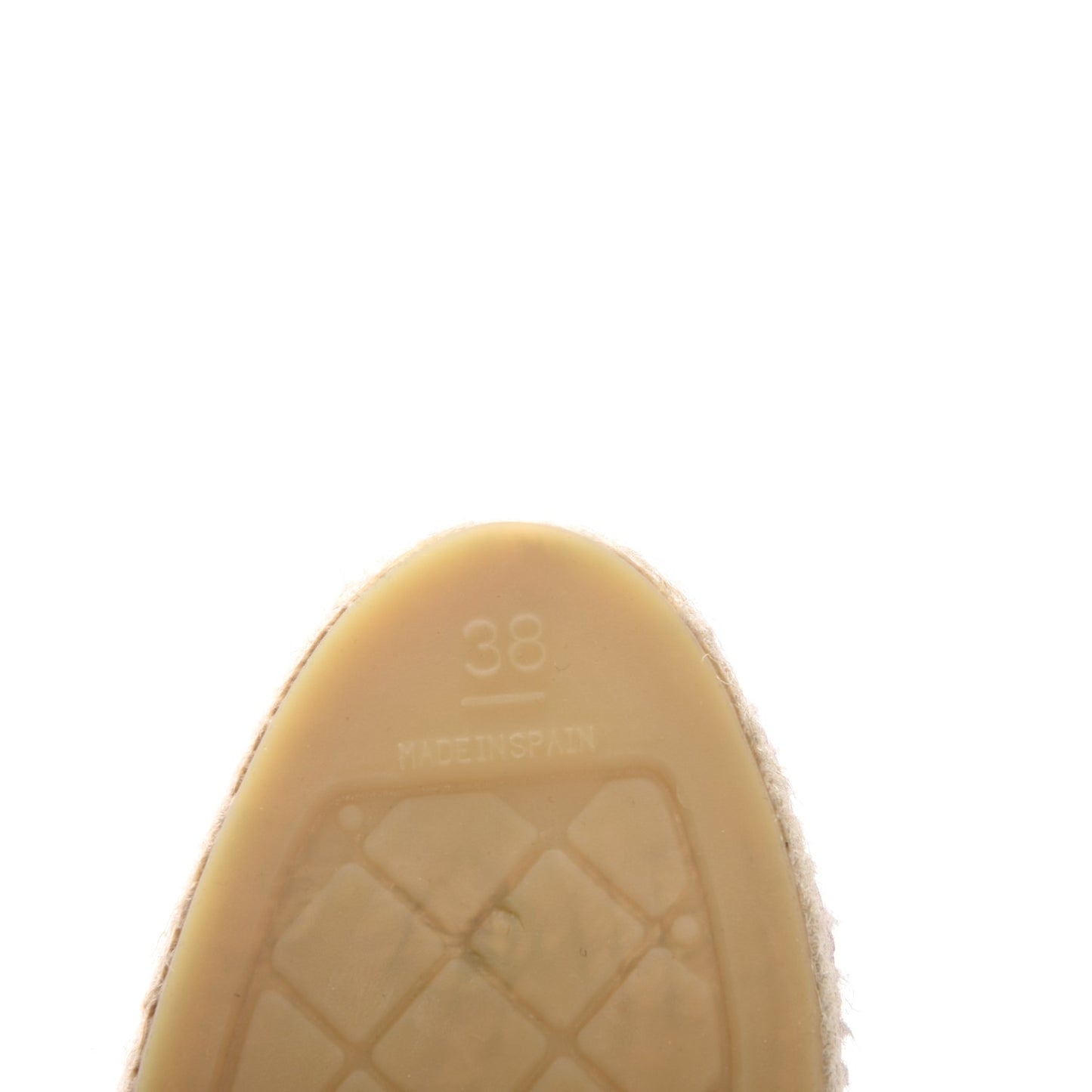 Lambskin CC Espadrilles 38 Light Pink