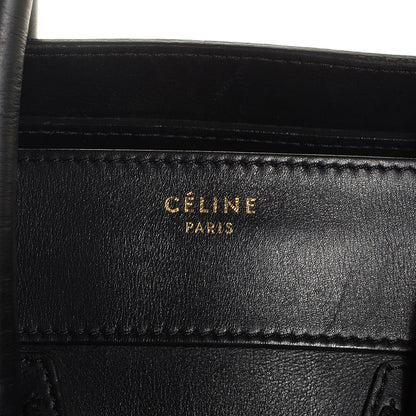 Celine Smooth Calfskin Mini Luggage Black 9 of 9