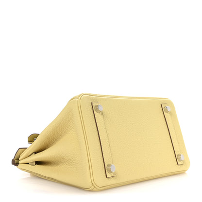 Hermes Togo Birkin 25 Jaune Poussin 4 of 11