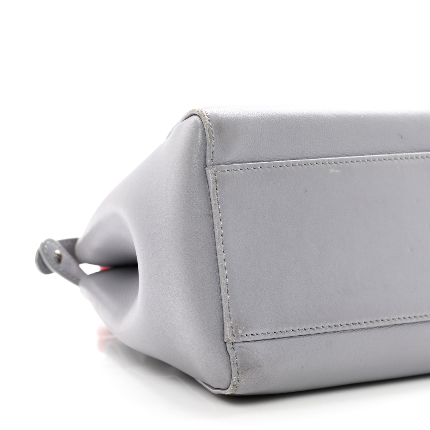 Nappa Studded Mini Peekaboo Iconic Satchel Grey Multicolor