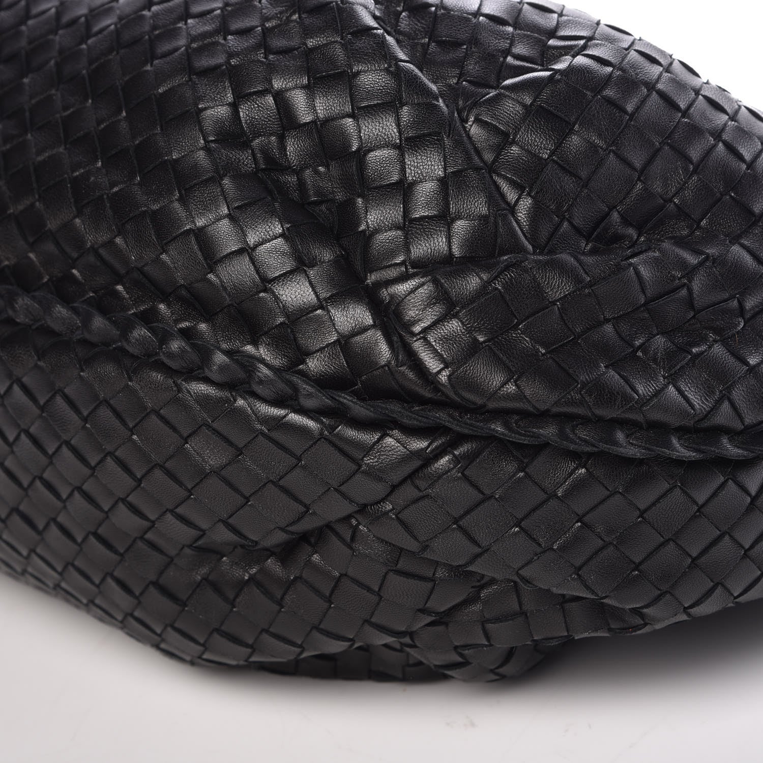 Bottega Veneta Nappa Intrecciato Large Belly Veneta Hobo Black 6 of 9