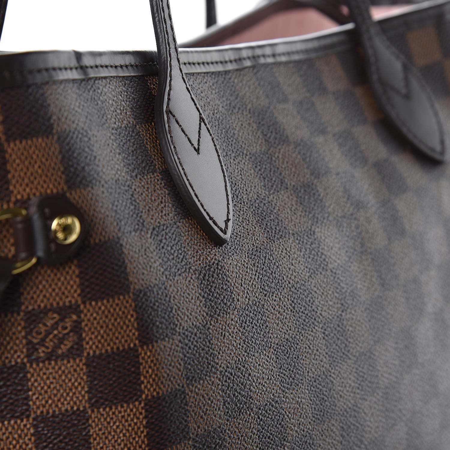 Louis Vuitton Damier Ebene Neo Neverfull MM Rose Ballerine 18 of 18