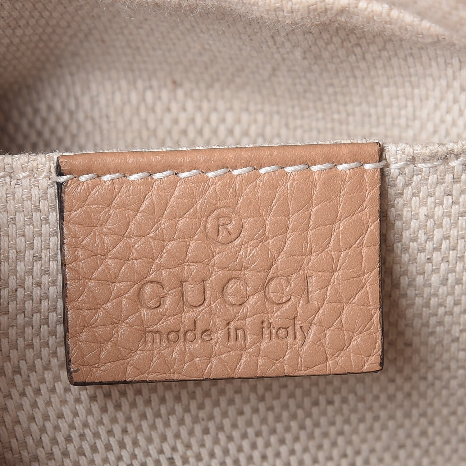 Gucci Pebbled Calfskin Small Soho Disco Bag Rose Beige 6 of 8