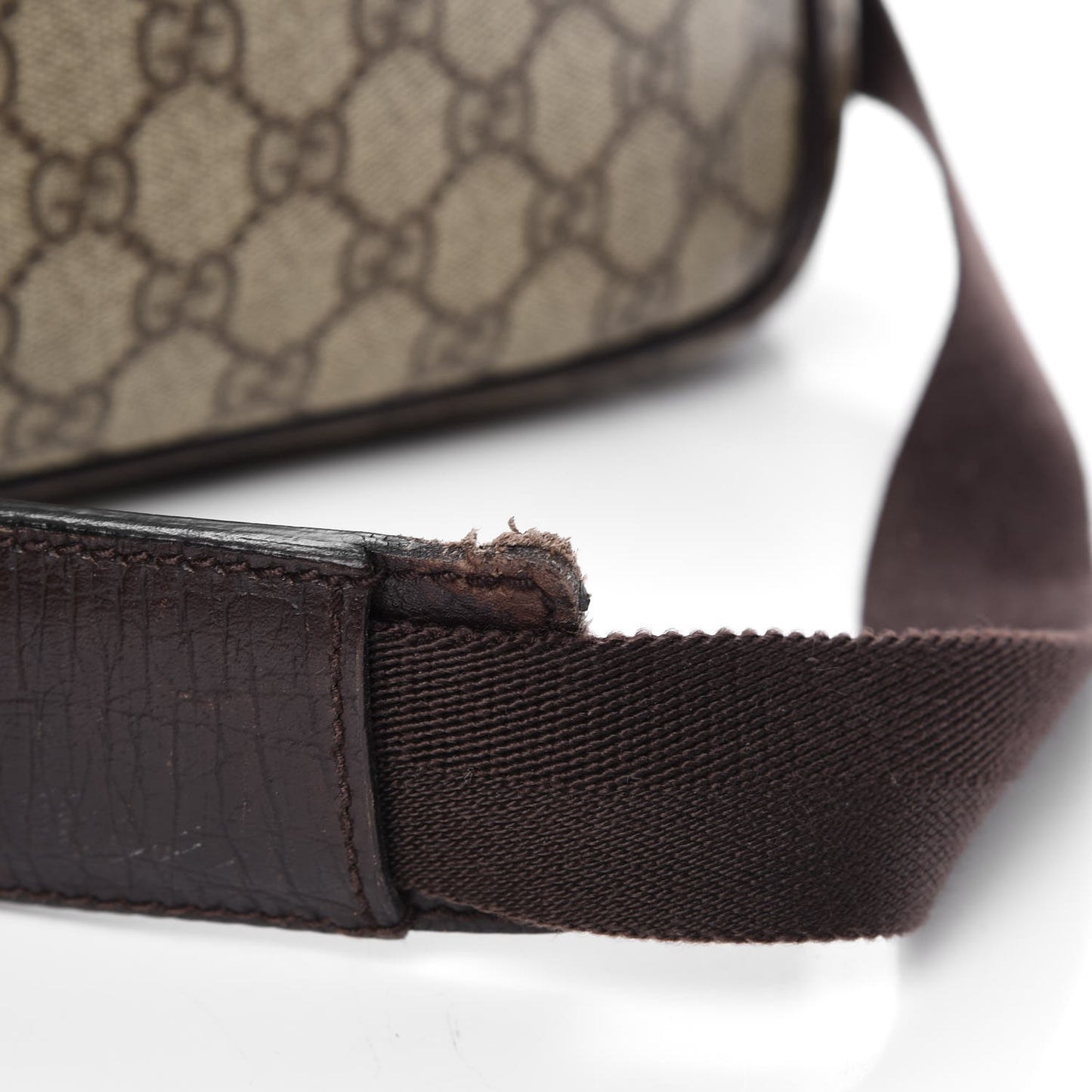 GG Plus Monogram Camera Bag Dark Brown