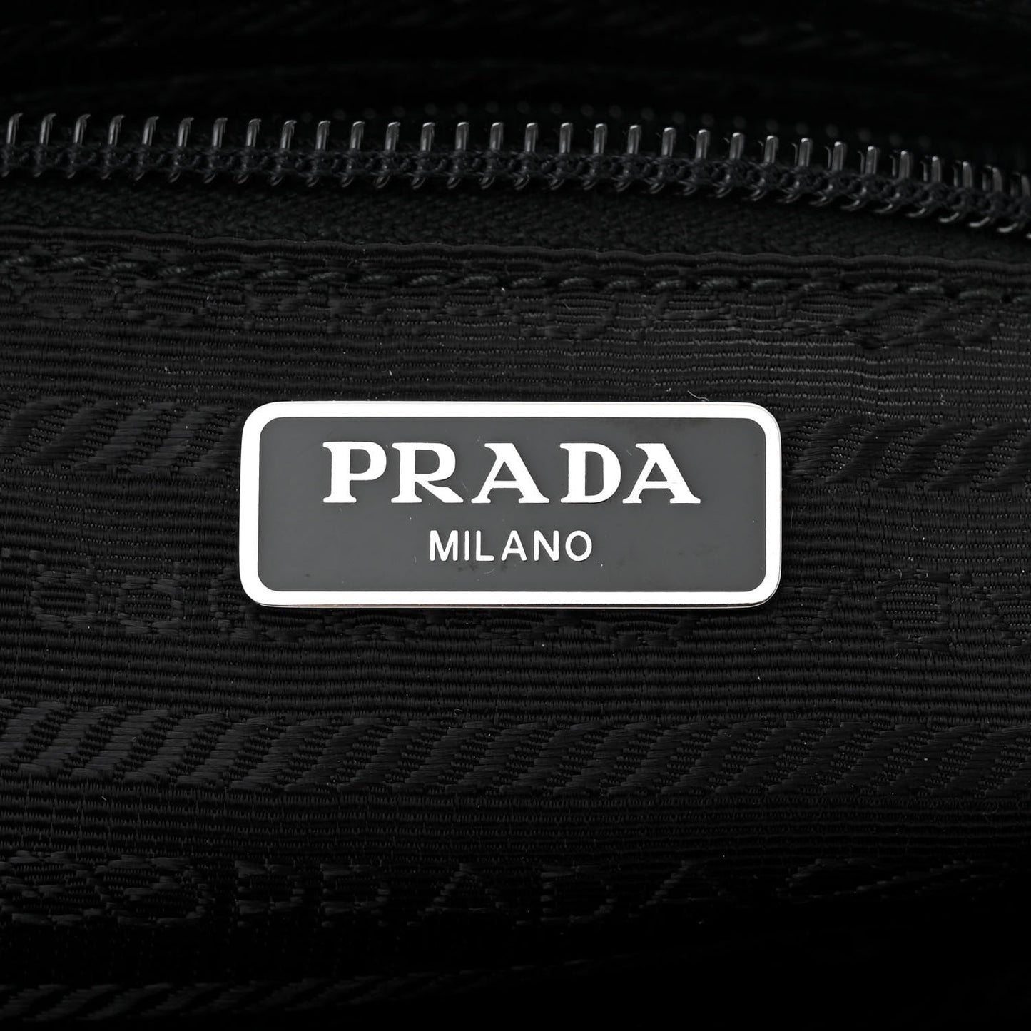 Tessuto Nylon Saffiano Pochette Black