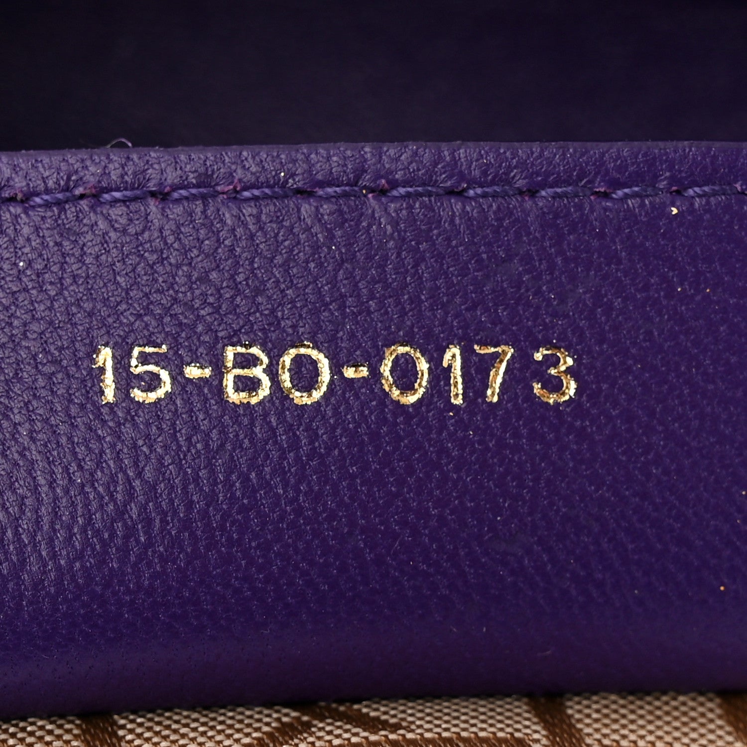 Christian Dior Lambskin Cannage Large Lady Dior Purple 7 of 11