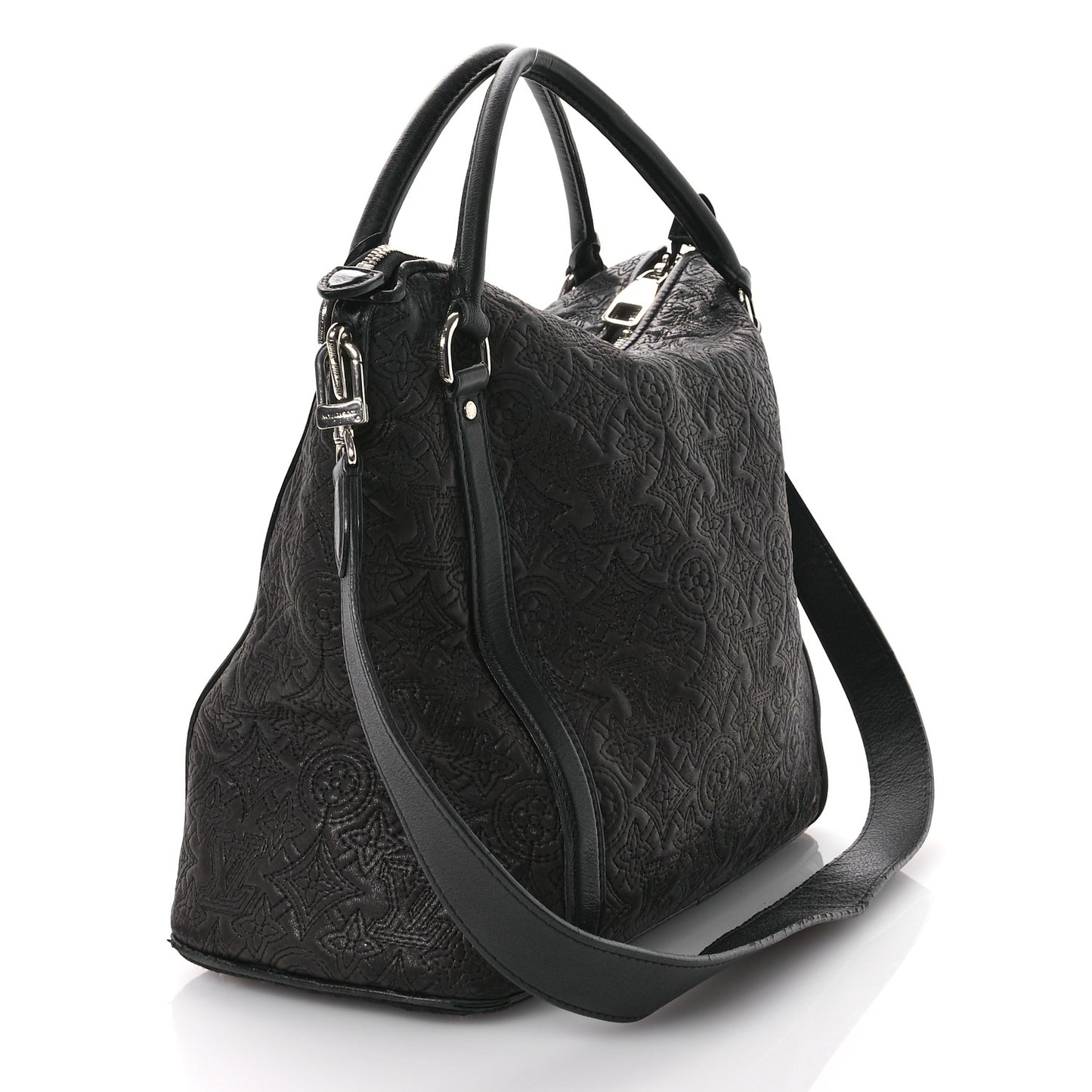 Monogram Lambskin Antheia IXIA PM Black