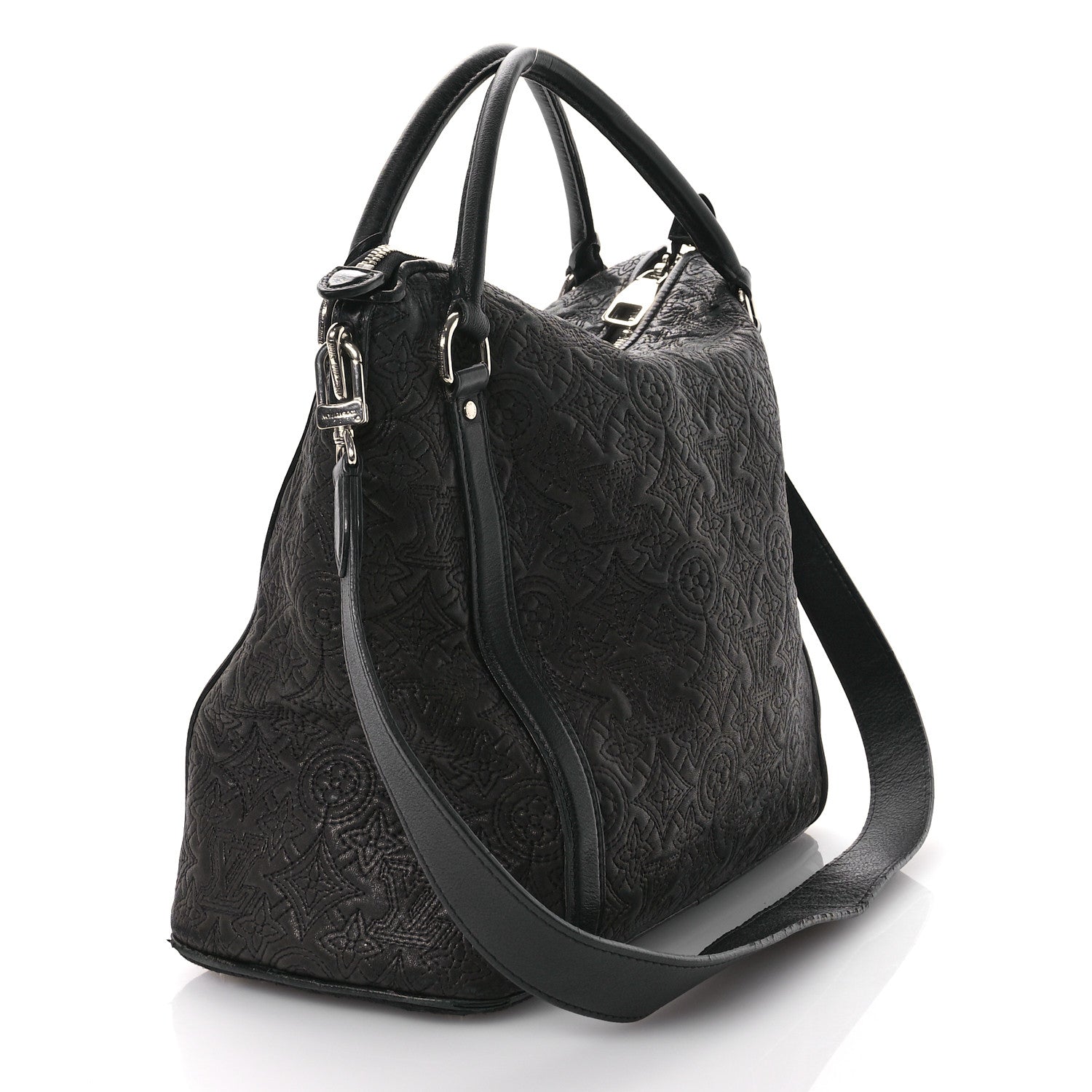 Louis Vuitton Monogram Lambskin Antheia IXIA PM Black 3 of 12