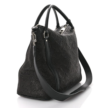 Louis Vuitton Monogram Lambskin Antheia IXIA PM Black 3 of 12