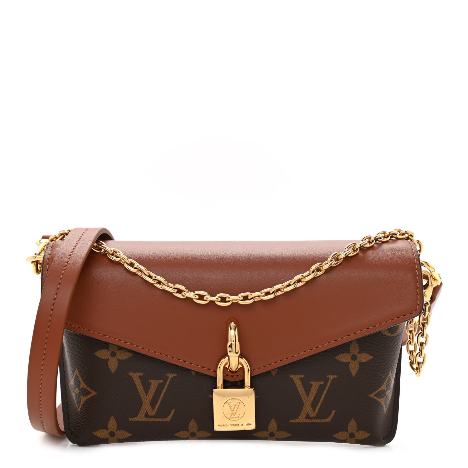 Louis Vuitton Monogram Padlock On Strap Caramel 1 of 7